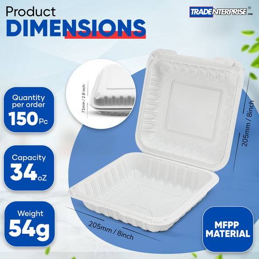 8X8 MFPP Clamshell