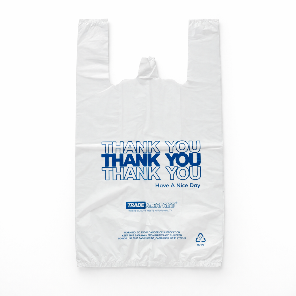 10.5 x 6 x 19 T-Shirt Bags — Case of 1,200