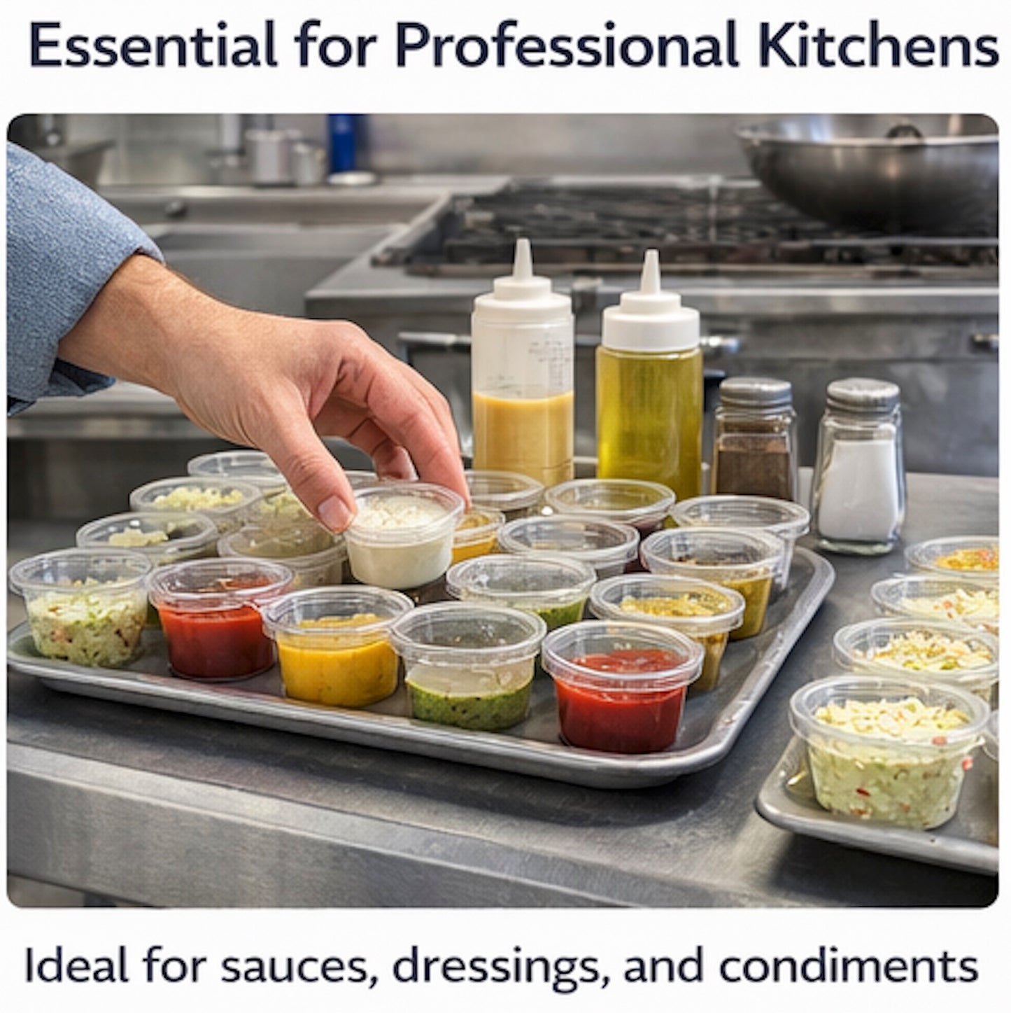 2 oz Portion Cups — Case of 2,500 | Lids Sold Separately