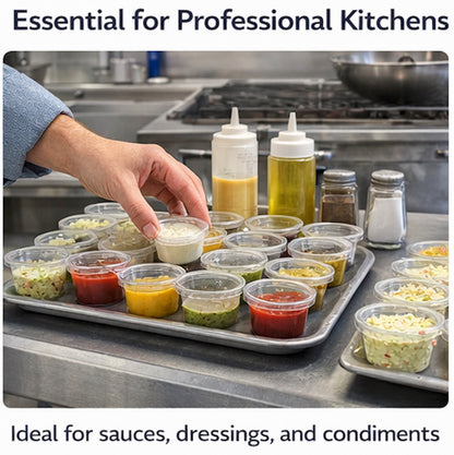 2 oz Portion Cups — Case of 2,500 | Lids Sold Separately