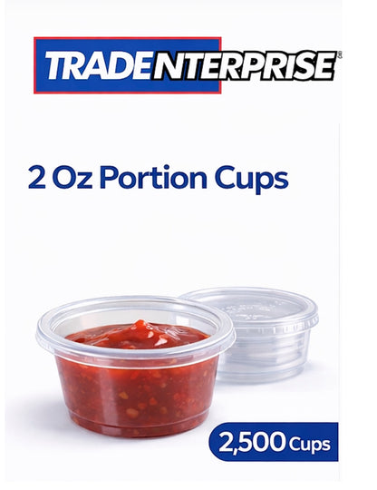 2 oz Portion Cups — Case of 2,500 | Lids Sold Separately