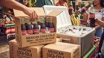 Mexican Coca-Cola 500ml — Ice Cold, Cane Sugar Original | Sold by the Case