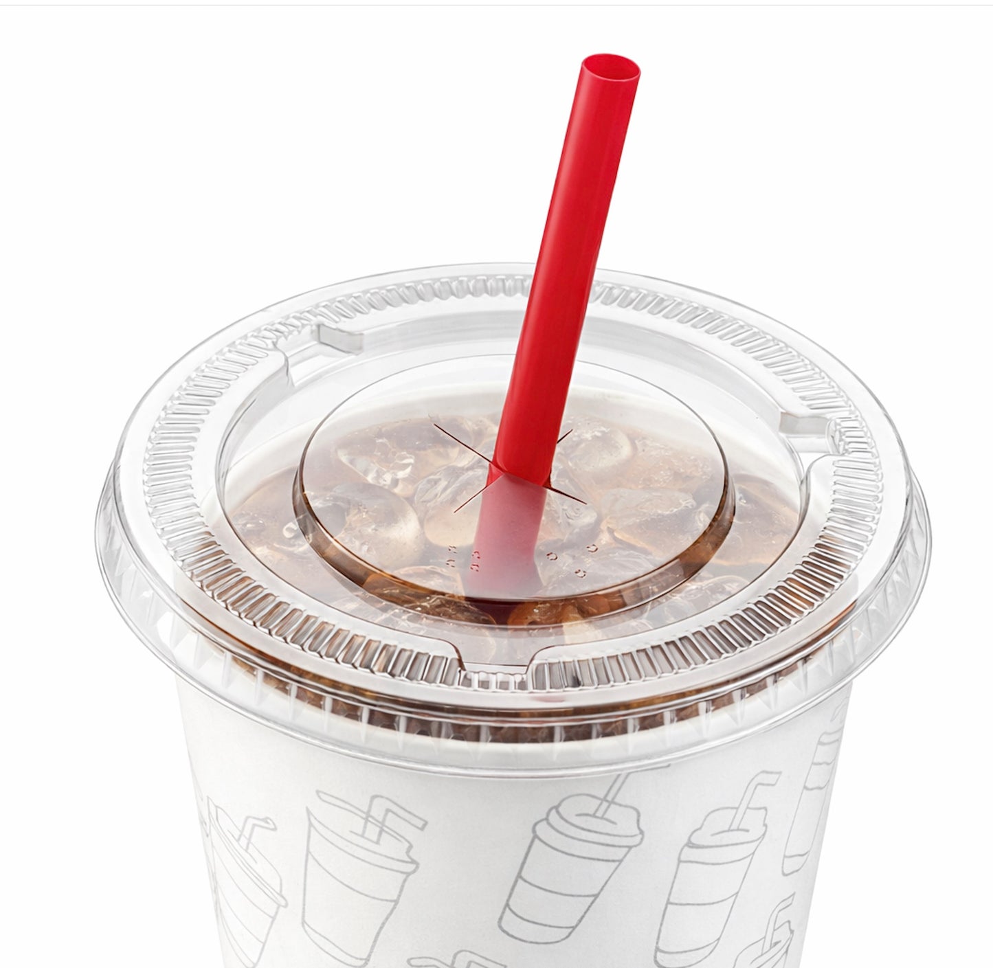 90mm Flat Lids for 24 oz Drink Cups — Case of 1,000
