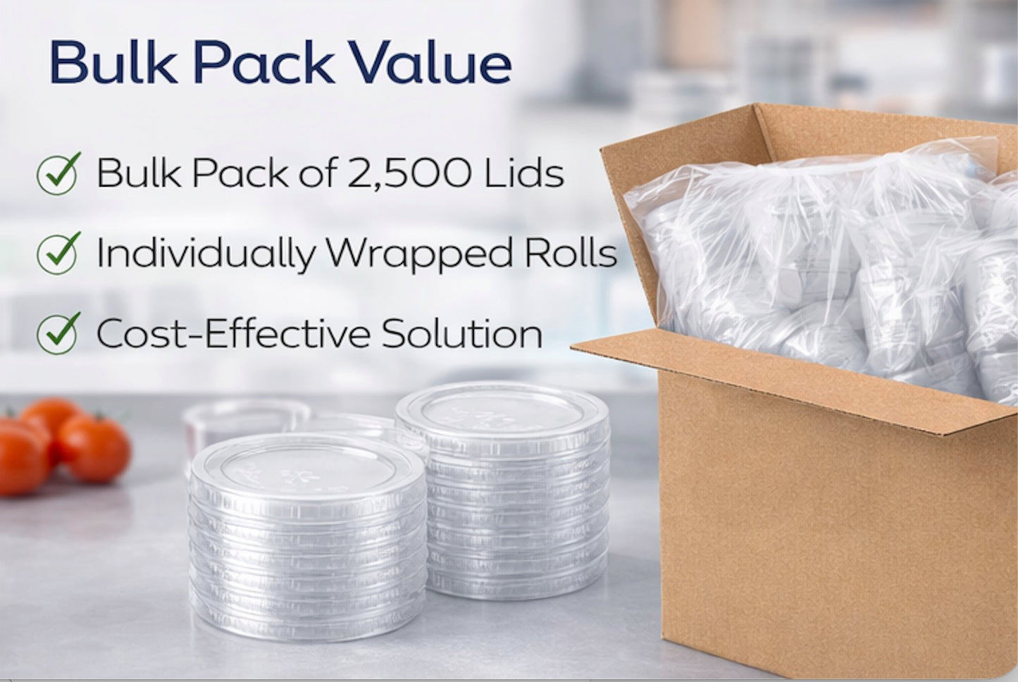 1.5 oz / 2 oz Portion Cup Lids — Case of 2,500