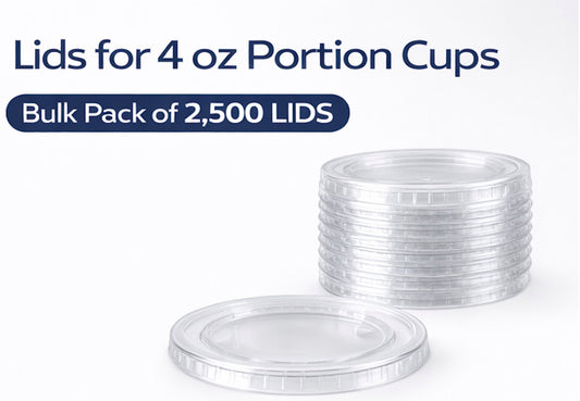 4 oz Portion Cup Lids — Case of 2,500