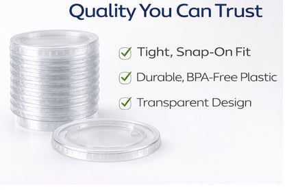4 oz Portion Cup Lids — Case of 2,500