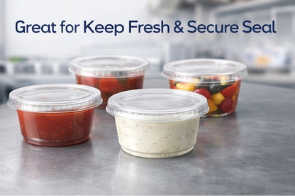 4 oz Portion Cup Lids — Case of 2,500