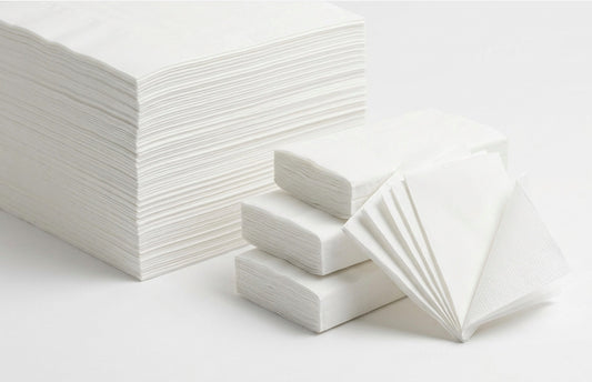 White Dispenser Napkins — Case of 6,000