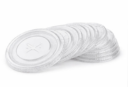 90mm Flat Lids for 24 oz Drink Cups — Case of 1,000
